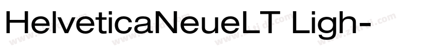 HelveticaNeueLT Ligh字体转换